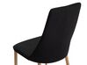 Set of 2 Fabric Dining Chairs Black CLAYTON_693399