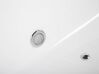 Whirlpool Badewanne weiß freistehend mit LED oval 170 x 80 cm HAVANA_800887
