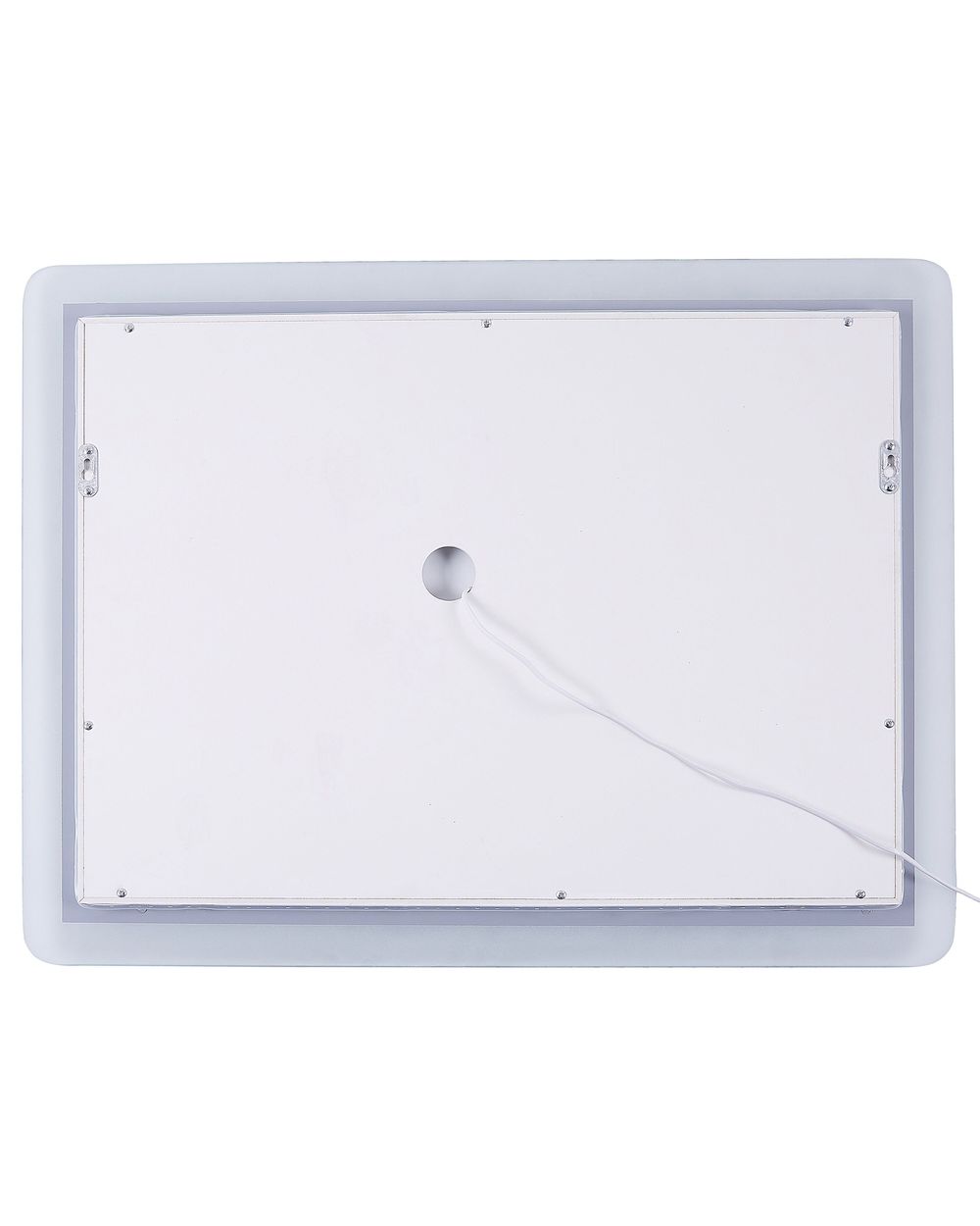 Badspiegel mit LED-Beleuchtung rechteckig 80 x 60 cm CORROY | Beliani.ch