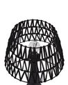Tischlampe Mangoholz schwarz 47 cm Kegelform PELLEJAS_898911