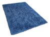 Kék hosszú szálú szőnyeg 140 x 200 cm CIDE_805903