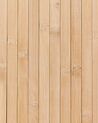 Cesta de madera de bambú clara/blanco 60 cm KOMARI_849028