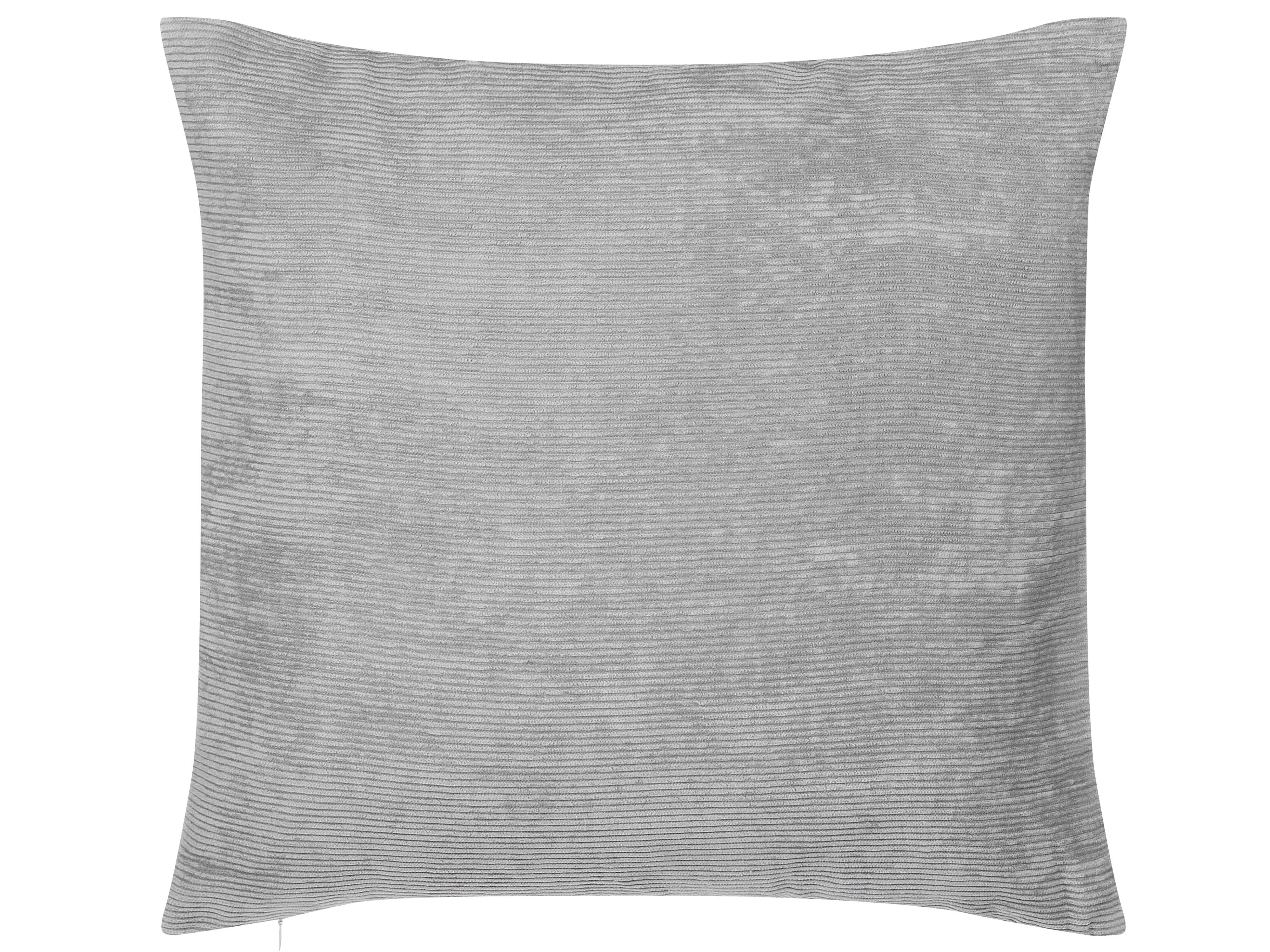 Cuscino Decorativo Homescapes Motivo Chevron 45x45 Cm: Grigio Scuro In Poliestere, Elegante E Moderno