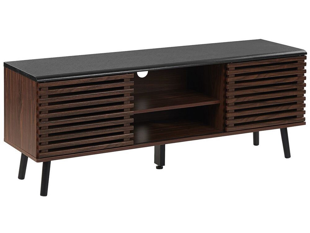 Dark wood tv table deals