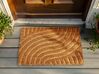 Coir Doormat Geometric Pattern Natural PAEKTU_905610