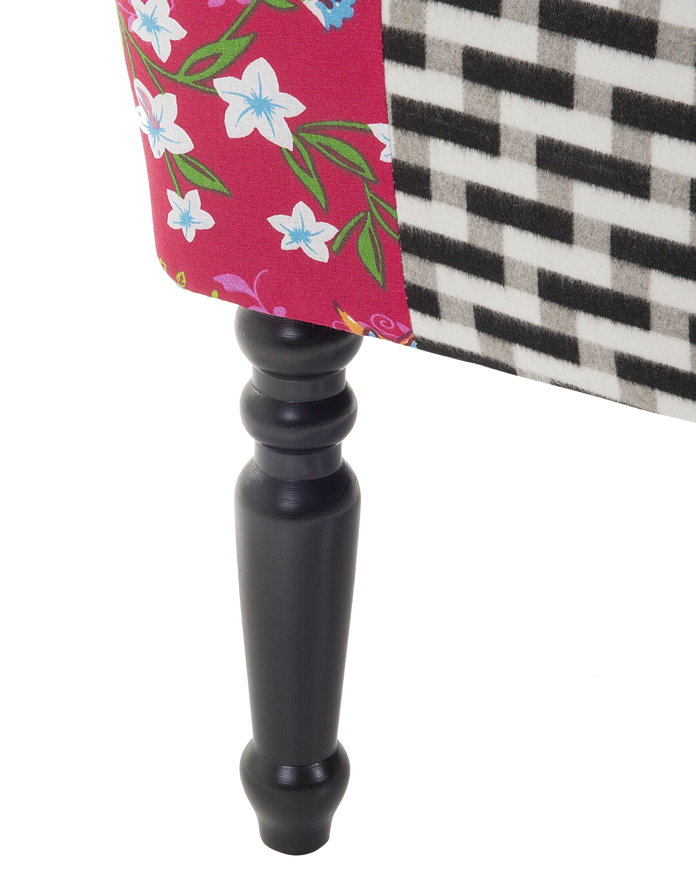 Fotel patchwork wielokolorowy MANDAL