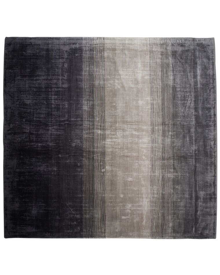 Fekete és szürke szőnyeg 200 x 200 cm ERCIS_710170