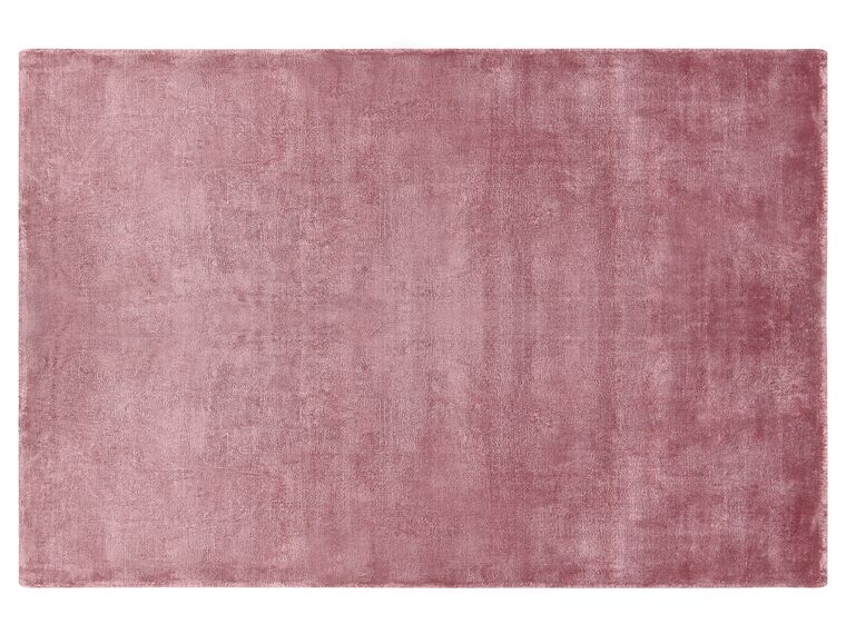 Alfombra de viscosa rosa 160 x 230 cm GESI II_837740