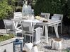 Trädgårdsbord hopfällbart aluminium grå PERETA_747404