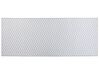 Tapete de poliéster branco e cinzento 80 x 200 cm SAIKHEDA_831447