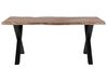 Mesa de comedor de madera de acacia clara/negro 180 x 95 cm BROOKE_745169