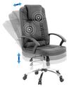 Faux Leather Massage Chair Black RELAX_754896
