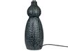 Lámpara de mesa de cerámica azul oscuro/negro 60 cm MATINA_849297