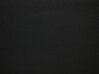 Cama continental de poliéster negro/plateado 160 x 200 cm ADMIRAL_764265
