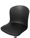 Swivel Armless Desk Chair Black VAMO_731943