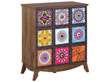 9 Drawer Sideboard Multicolour KUMA