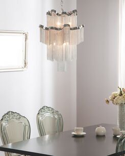 Kattokruunu metalli hopea MUCONE Kattokruunu metalli hopea MUCONE