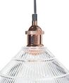Hanglamp 3 lampen glas transparant CURONE_879695