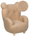 Cadeira para crianças forma de urso castanho claro MELBU_886837