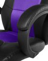 Krzesło biurowe regulowane fioletowe FIGHTER_677330