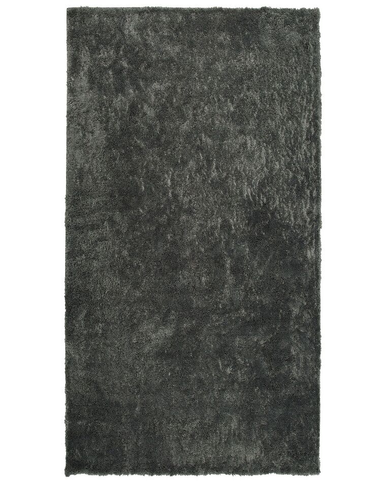 Tappeto shaggy grigio scuro 80 x 150 cm EVREN_758597