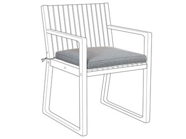 Cuscino per sedia da giardino grigio SASSARI