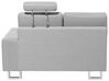 Canapé angle à droite 6 places en tissu gris clair STOCKHOLM_681834