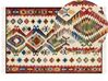 Kelim Teppich Wolle mehrfarbig 160 x 230 cm orientalisches Muster Kurzflor AREVIK_859500