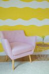 Fabric Armchair Pink DRAMMEN_827418