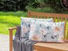 Set of 2 Outdoor Cushions Floral Pattern 40 x 60 cm Blue APRICALE_880960