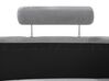 7 Seater Curved Modular Velvet Sofa Light Grey ROTUNDE_793614