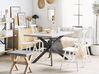 Dining Table 140 x 80 cm Concrete Effect with Black SPECTRA_782314