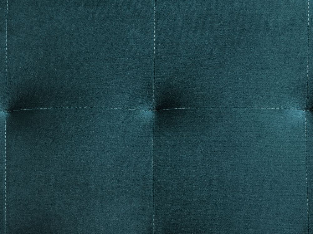 Left Hand Velvet Corner Sofa Teal ABERDEEN Beliani.co.uk