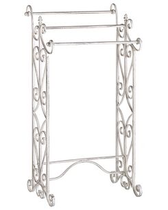 Valkoinen rautainen pyyheteline 45 x 90 cm CHILLAN Valkoinen rautainen pyyheteline 45 x 90 cm CHILLAN