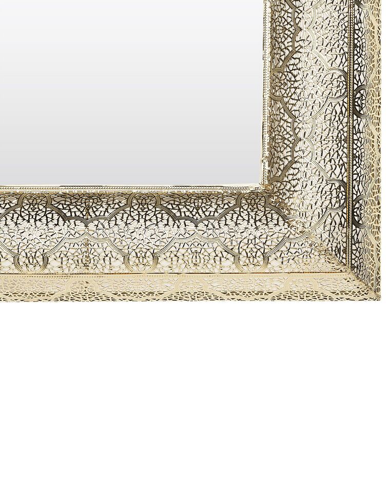 Wall Mirror 60 x 60 cm Gold PLERIN Beliani.co.uk