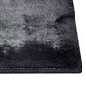 Kunstfellteppich Kaninchen schwarz 80 x 150 cm MIRPUR_858829