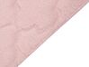 Koberec z umělé zaječí kožešiny 80 x 150 cm růžový GHARO_866730