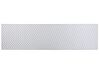 Tapete de poliéster branco e cinzento 80 x 300 cm SAIKHEDA_831441
