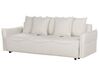 Canapé-lit avec rangement en tissu blanc cassé KRAMA_904266
