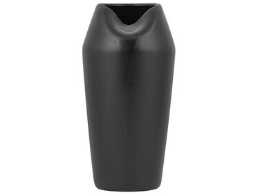 Vaso decorativo gres porcellanato nero 33 cm APAMEA