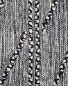 Vloerkleed katoen zwart/wit 80 x 150 cm TERMAL_747843