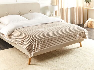Bedspread 150 x 200 cm Beige RAKYA