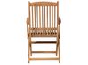 Conjunto de 2 cadeiras de jardim em madeira de acácia MAUI_722064