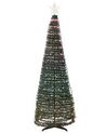 Christmas Tree with Multicolour Smart LED Lights and App 188 cm SAARLOQ_883643