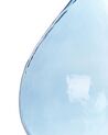 Bloemenvaas lichtblauw glas 28 cm PAKORA_823746