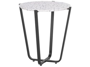 Tavolino metallo nero e grigio ⌀  50 cm VALERA