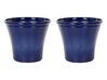 Lot de 2 cache-pots bleu marine ⌀ 46 cm KOKKINO_841548