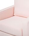 Rózsaszín kárpitozott fotel VIND_707568