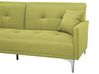 Fabric Sofa Bed Green LUCAN_707337