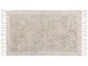 Dywan shaggy bawełniany 80 x 150 cm beżowy BITLIS_849079
